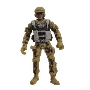 Military Soldier Action Figure Toy Combat Army Men Playset
